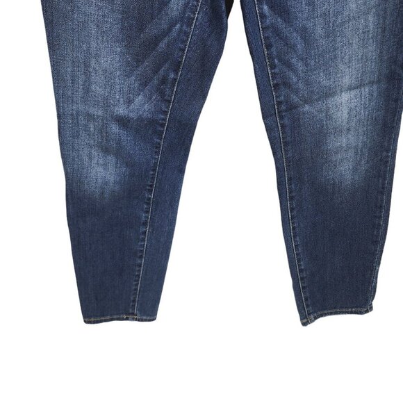 Judy Blue Relaxed Fit Angie Straight Leg Distressed Jeans Women's Size 29 Blue D - Picture 6 of 9